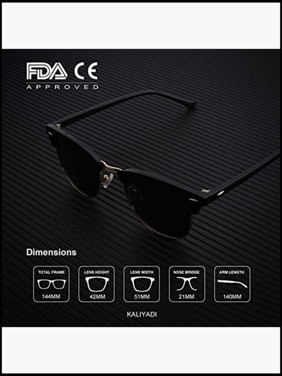 Men Women Polarized Sunglasses Semi-Rimless Retro Driving UV Blocking main image 6